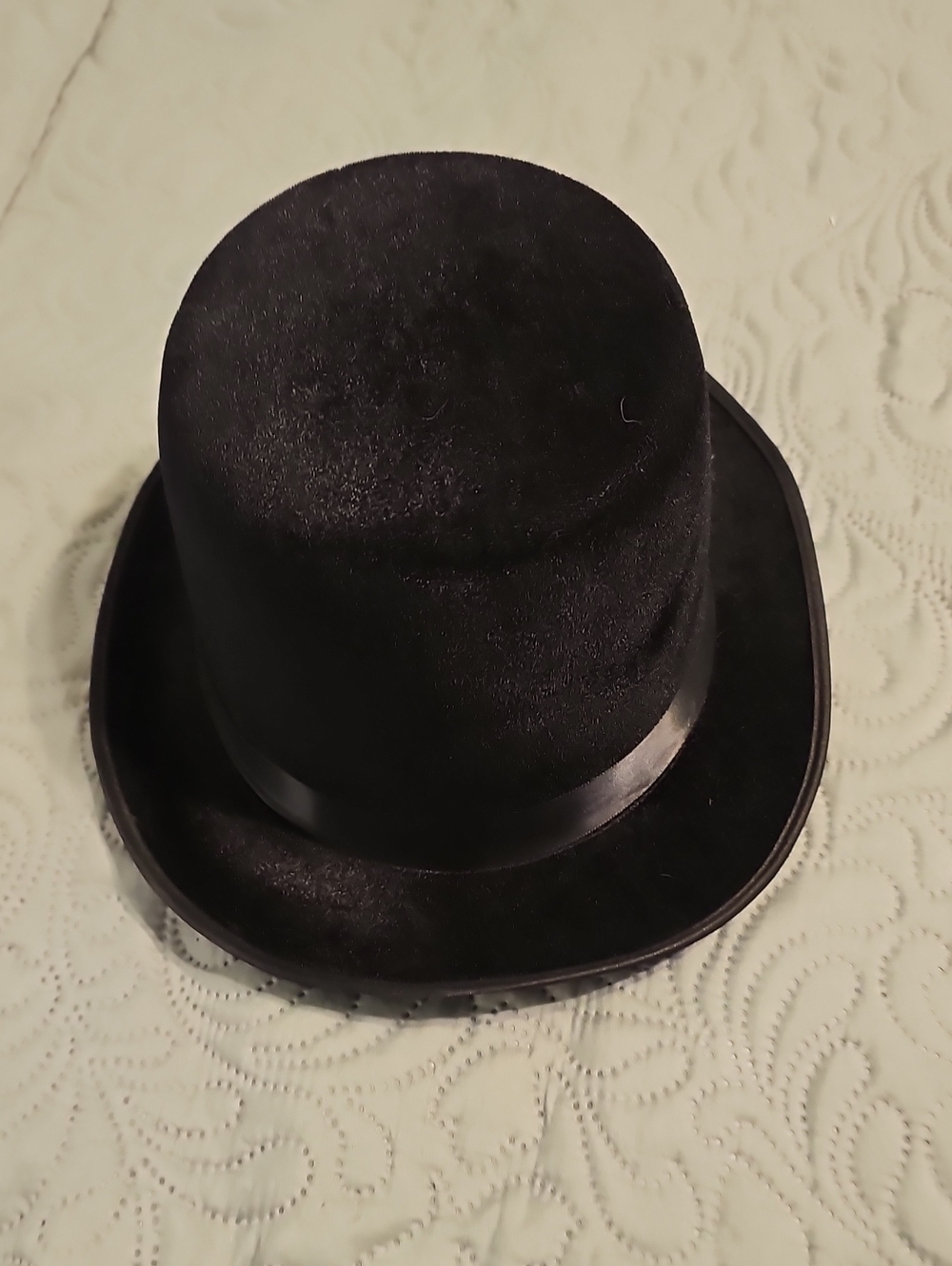 Black Velvet Top Hat - Classic Men's Formal Hat